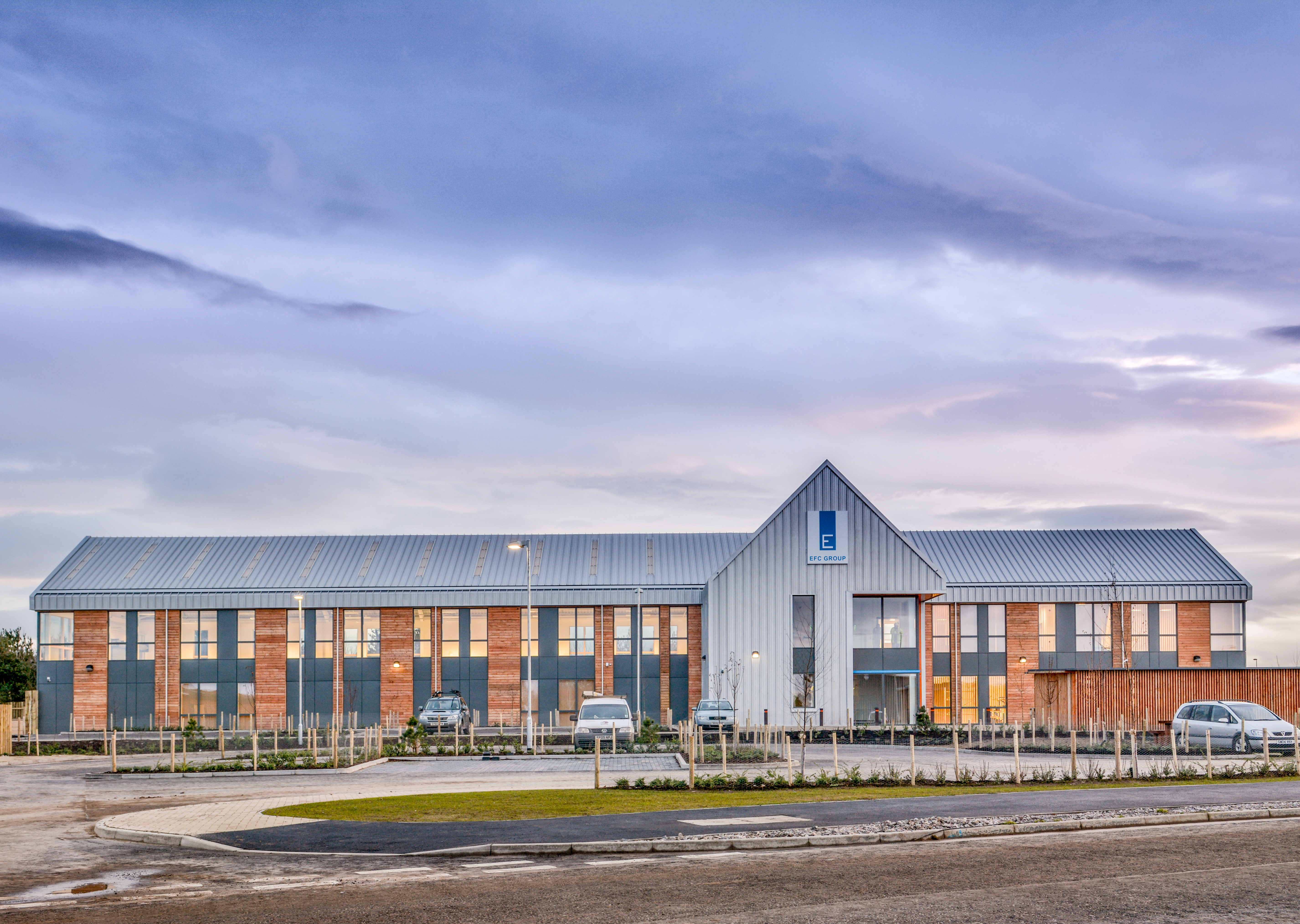 The outside of the Atos building on Enterprise Park Forres 
